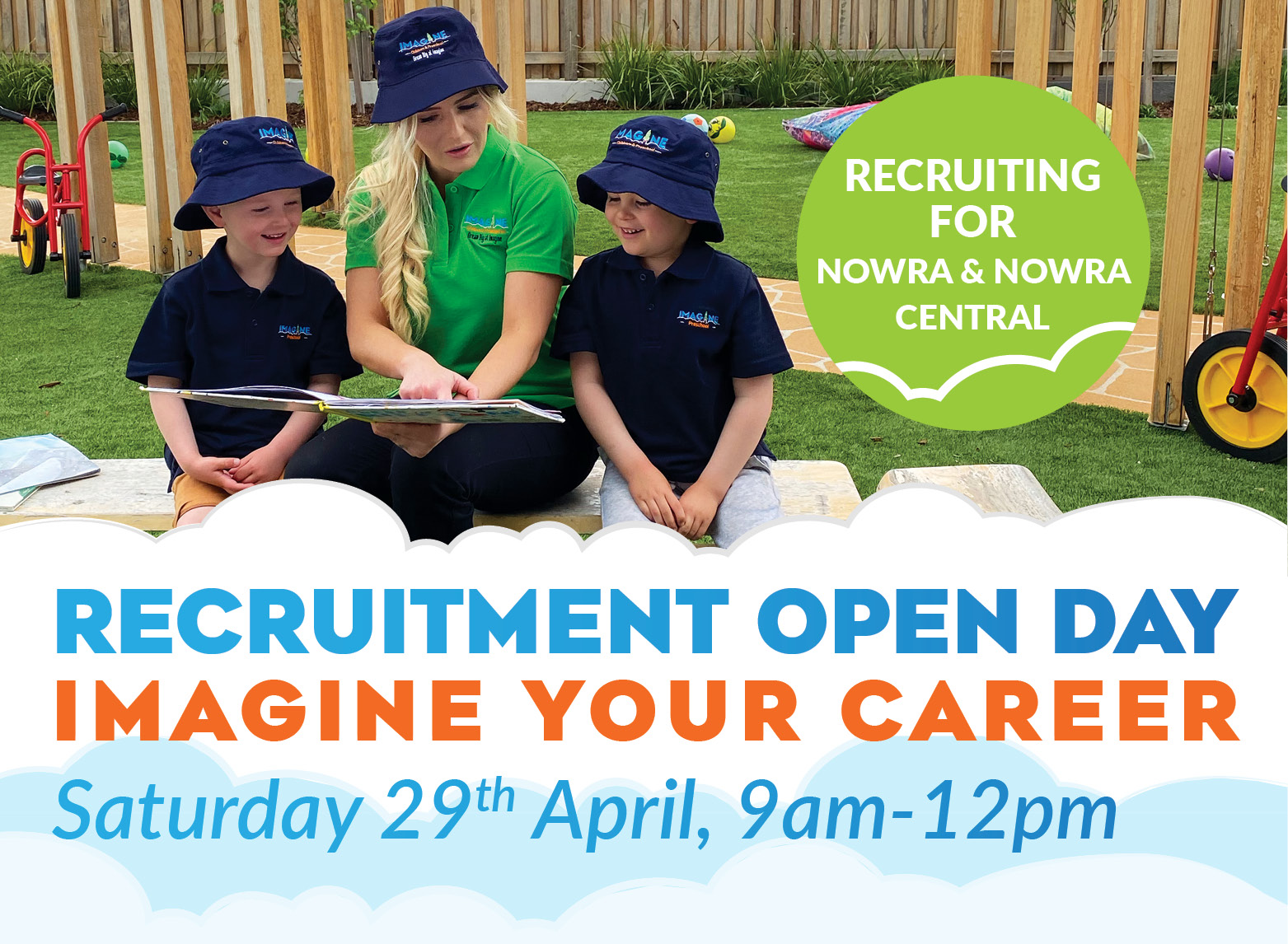 Early Childhood Job Opportunities | Imagine Childcare