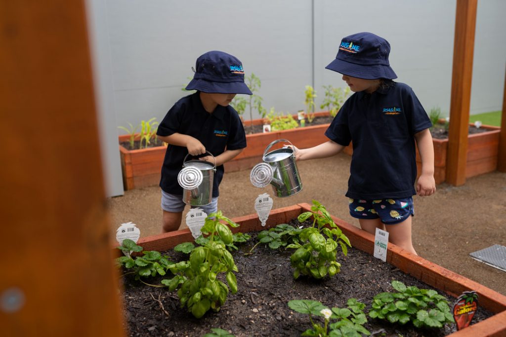Gardening at Imagine Childcare