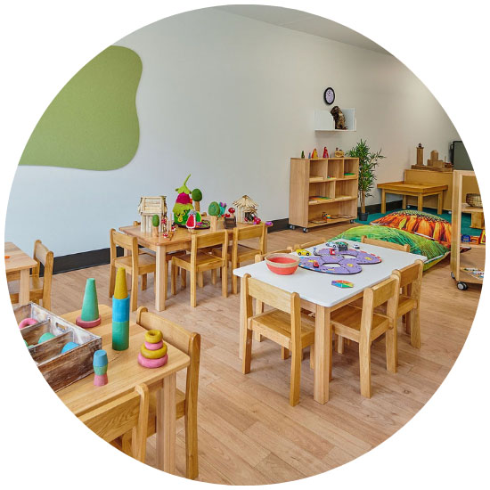Bright and modern classrooms