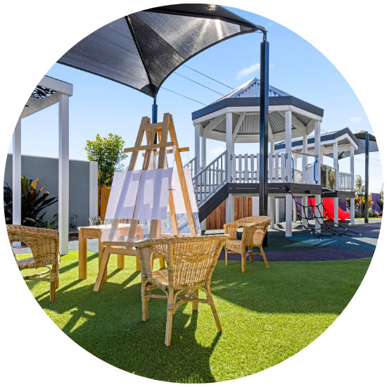 Safe and creative play area